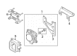 Diagram for Audi A3 Quattro Parking Assist Sensor - 5Q0-907-561-N