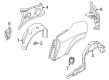 Diagram for Audi TT Wheelhouse - 8N7-803-421-A