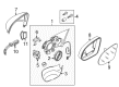Diagram for Audi S8 Mirror Cover - 4H0-857-527-GRU