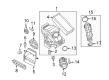 Diagram for Audi Q5 Air Duct - 06H-129-629-C