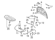 Diagram for Audi Hood Release Cable - 4L1-823-531