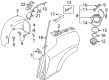 Diagram for Audi TT Wheelhouse - 8N0-810-172-A