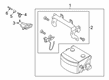 Diagram for Audi Q8 Parking Assist Sensor - 4M0-907-639-J