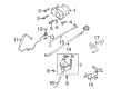 Diagram for Audi Power Steering Reservoir - 4E0-422-371-P
