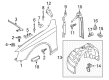 Diagram for Audi allroad Fender - 8K9-821-106-H