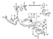 Diagram for Audi S4 Engine Mount - 8E0-199-343-M