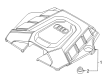 Diagram for Audi RS Q8 Engine Cover - 4M0-133-849-AD