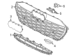 Diagram for Audi SQ8 e-tron Grille - 4KE-807-683-B-9B9