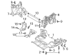 Diagram for Audi S8 Front Cross-Member - 4N0-399-347-M