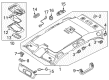 Diagram for Audi Dome Light - 80A-947-111-6PS
