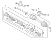 Diagram for Audi SQ8 e-tron CV Joint - 4KE-498-103