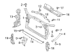 Diagram for Audi RS5 Radiator Support - 8K0-805-528-C