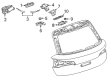 Diagram for Audi Liftgate Lock Actuator - 80A-827-506-A