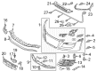 Diagram for Audi R8 Bumper - 420-807-103-P-GRU