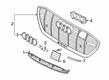 Diagram for Audi e-tron S Grille - 4KE-807-647-A-9B9