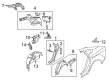 Diagram for Audi S7 Wheelhouse - 4G8-809-410-TA