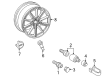 Diagram for Audi RS7 Sportback Alloy Wheels - 4K0-601-025-DJ