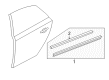 Diagram for Audi RS7 Door Moldings - 4G8-853-763-L-1L1
