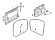 Diagram for Audi S8 Door Seal - 4E0-837-912-L