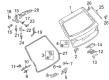 Diagram for Audi A4 Quattro Liftgate Hinge - 8K9-827-299-A