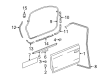 Diagram for Audi S6 Door Seal - 4F0-837-911-B