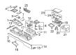 Diagram for Audi S6 Center Console Base - 4F1-863-241-B