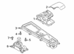 Diagram for Audi Automatic Transmission Shift Levers - 4K1-713-041-M