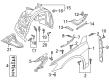 Diagram for Audi A6 allroad Fender Splash Shield - 4K9-821-172-B