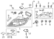 Diagram for Audi Q7 Headlight - 4L0-941-029-AL