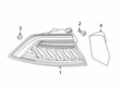 Diagram for Audi Back Up Light - 4M8-945-070-A