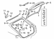 Diagram for Audi RS5 Sportback Door Hinge - 8W8-827-299-A
