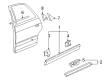 Diagram for Audi A8 Quattro Door Moldings - 4D4-853-768-2ZZ