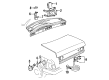 Diagram for Audi Door Jamb Switch - 893-947-561-A