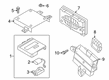 Diagram for Audi Car Battery - 4K0-915-989-A