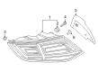 Diagram for Audi TT RS Quattro Back Up Light - 8S0-945-208-A
