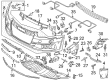 Diagram for Audi Parking Assist Sensor - 1S0-919-275-C-GRU