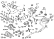 Diagram for Audi SQ5 Sportback Exhaust Hanger - 8K0-253-295