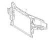 Diagram for Audi S8 Radiator Support - 4E0-805-594-C