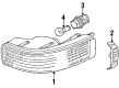 Diagram for Audi V8 Quattro Side Marker Light - 441-953-049-D