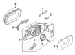 Diagram for Audi Mirror Cover - 8R1-857-410-L-01C