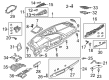 Diagram for Audi S5 Sportback Instrument Cluster - 8W1-857-001-K-ISH