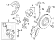 Diagram for Audi A3 Brake Pads - 3C0-698-151-K