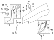 Diagram for Audi R8 Fuel Door - 427-809-900-C