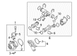 Diagram for Audi Coolant Pipe Seal - 04L-121-688