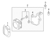 Diagram for Audi S4 Parking Assist Sensor - 8K0-907-561