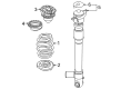 Diagram for Audi RS5 Strut Housing - 8W0-513-022-J