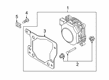 Diagram for Audi e-tron S Sportback Parking Assist Sensor - 4KE-907-561-F