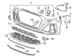 Diagram for Audi RS5 Grille - 8W0-807-683-H-9B9