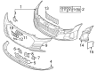 Diagram for Audi Emblem - 4J3-853-605-T94