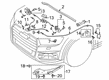 Diagram for Audi Q8 Hood Release Cable - 4M8-823-535-F